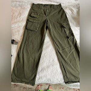 Buffalo David Bitton Green Cargo Pants
